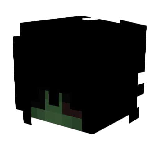 Astardoth Minecraft avatar head, 3D render