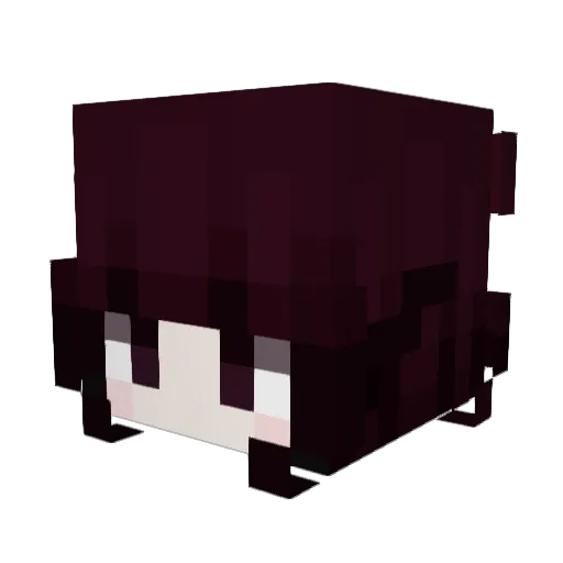 Astarh Minecraft avatar head, 3D render
