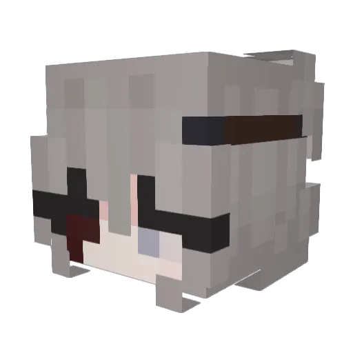 AstarotHHHHh Minecraft avatar head, 3D render