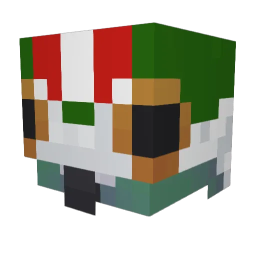 Astel030 Minecraft avatar head, 3D render