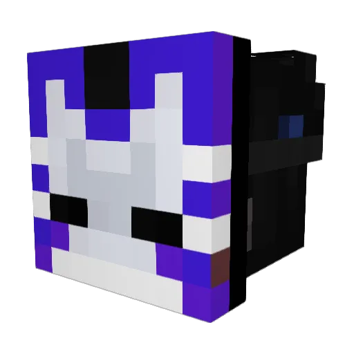 Astelise_ Minecraft avatar head, 3D render