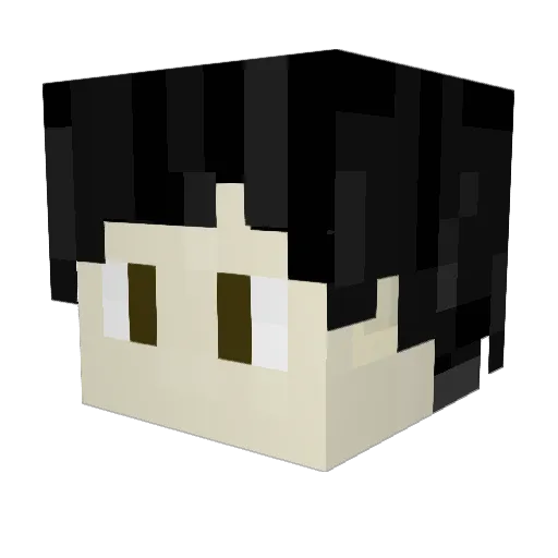 AstenFame Minecraft avatar head, 3D render