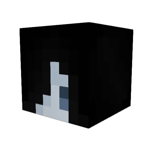 Aster_oid Minecraft avatar head, 3D render