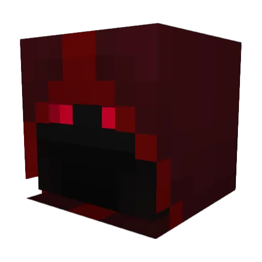 AsteriaV Minecraft avatar head, 3D render