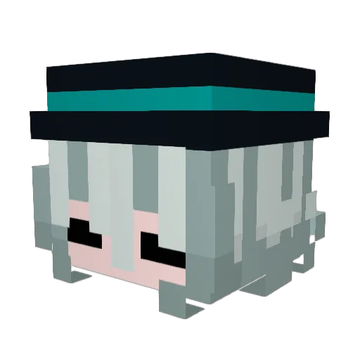 Asteric__ Minecraft avatar head, 3D render