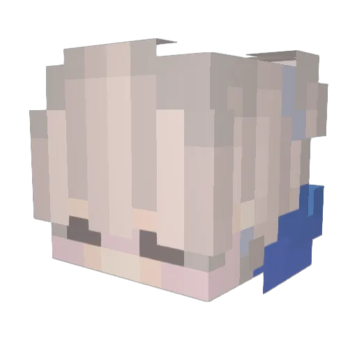 Astericcz Minecraft avatar head, 3D render
