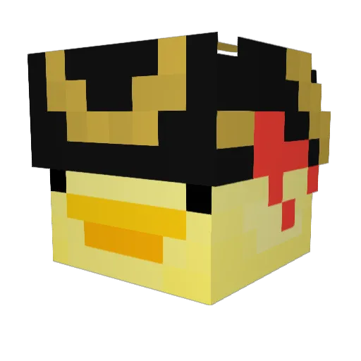 AsteroidRook81 Minecraft avatar head, 3D render