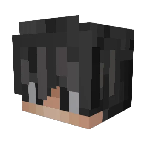 Asteroidboy24 Minecraft avatar head, 3D render
