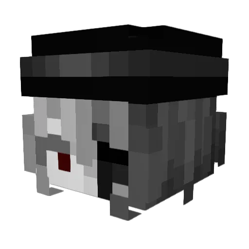 Astervinum Minecraft avatar head, 3D render