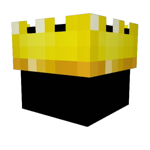Asterysk Minecraft avatar head, 3D render