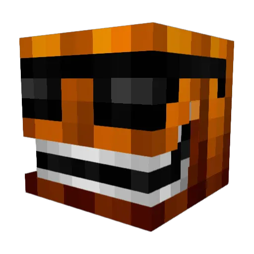 AstherLC Minecraft avatar head, 3D render