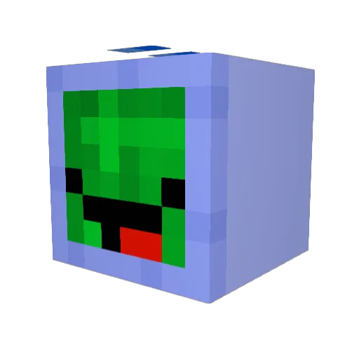 Astimc1001 Minecraft avatar head, 3D render