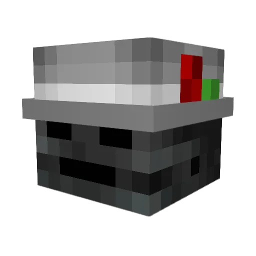 Astlyz Minecraft avatar head, 3D render
