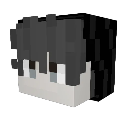 Astolfo_420 Minecraft avatar head, 3D render