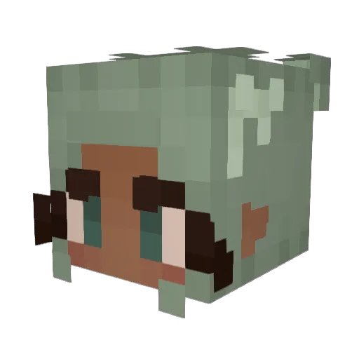 Astoria360 Minecraft avatar head, 3D render