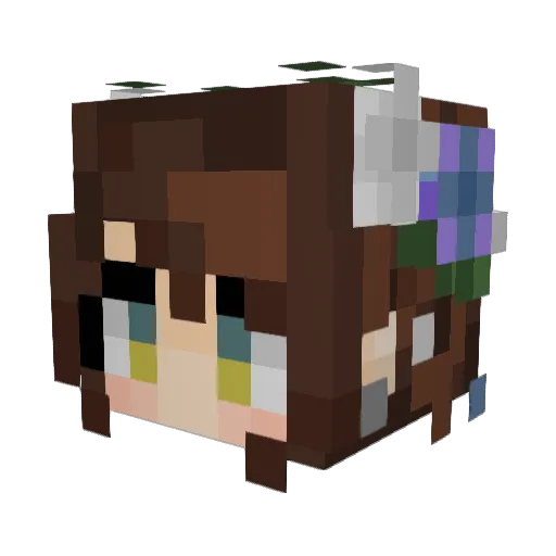 Astoria_Fabell Minecraft avatar head, 3D render