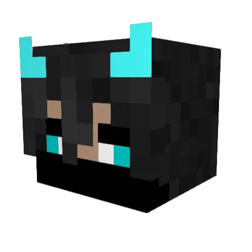 Astorio_ Minecraft avatar head, 3D render