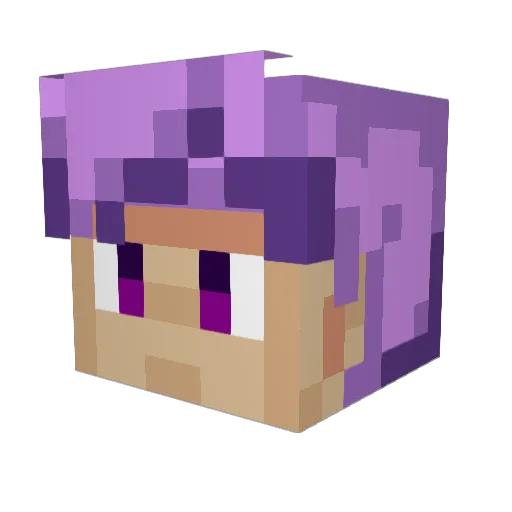 Astr__ Minecraft avatar head, 3D render