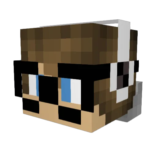 Astr_al_ Minecraft avatar head, 3D render
