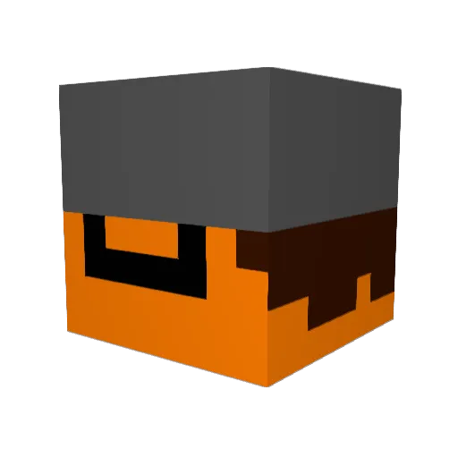 Astra00700 Minecraft avatar head, 3D render