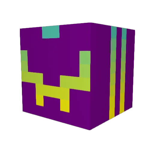 Astra0_ Minecraft avatar head, 3D render