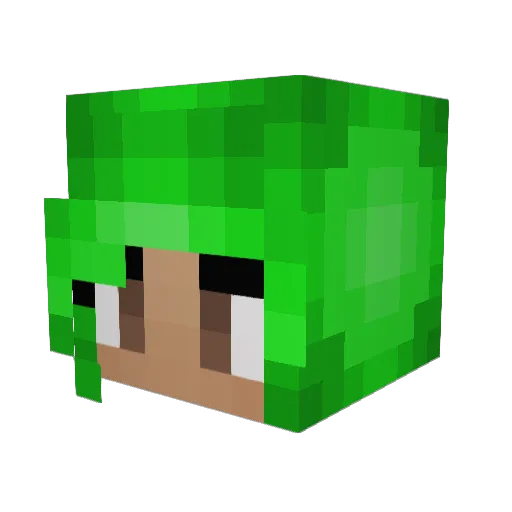 Astra5689 Minecraft avatar head, 3D render