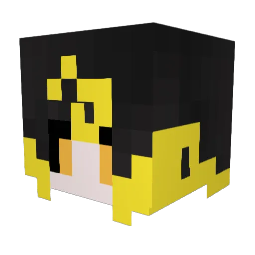 Astra_De_Carcosa Minecraft avatar head, 3D render