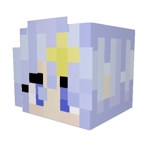 Astra_Lee_ Minecraft avatar head, 3D render