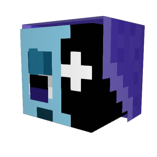Astra_N0my Minecraft avatar head, 3D render
