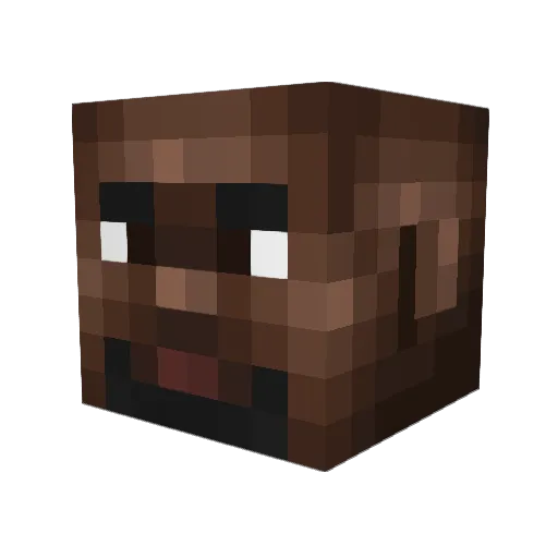 Astraar Minecraft avatar head, 3D render