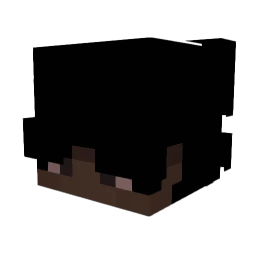 Astrablade Minecraft avatar head, 3D render