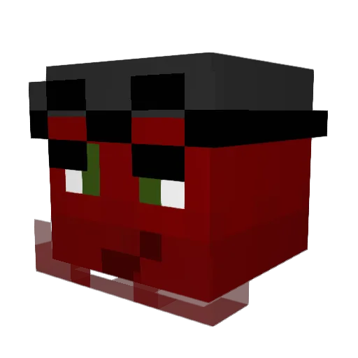 Astraeuss Minecraft avatar head, 3D render