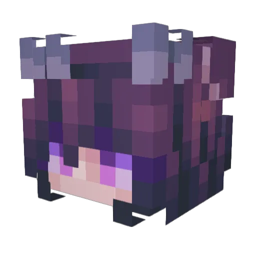 AstralAlienz Minecraft avatar head, 3D render