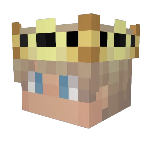 AstralBunny Minecraft avatar head, 3D render