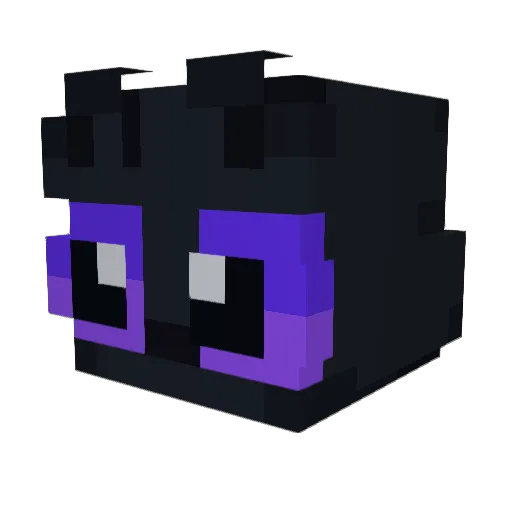 AstralCat__ Minecraft avatar head, 3D render