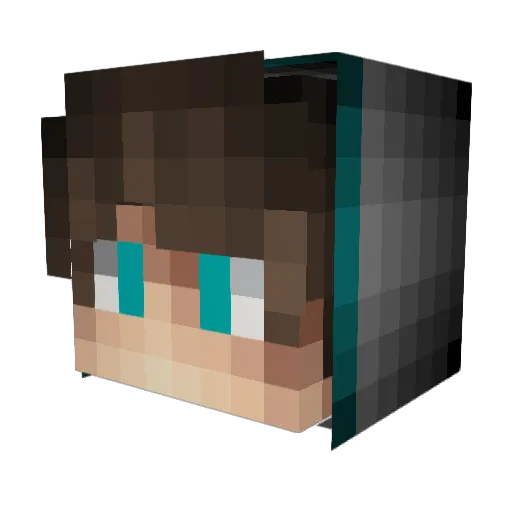 AstralDragon402 Minecraft avatar head, 3D render