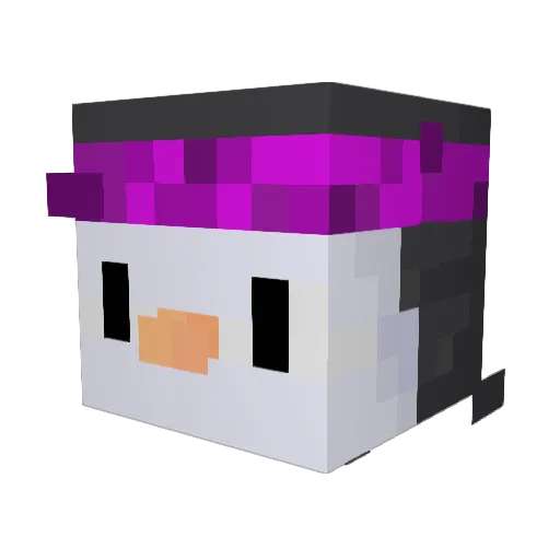 AstralDylann Minecraft avatar head, 3D render