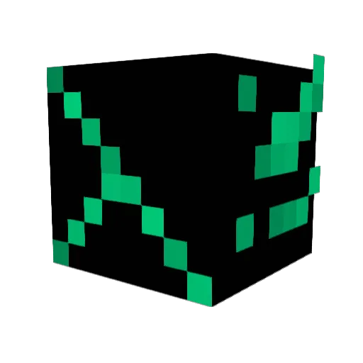 AstralGovernment Minecraft avatar head, 3D render