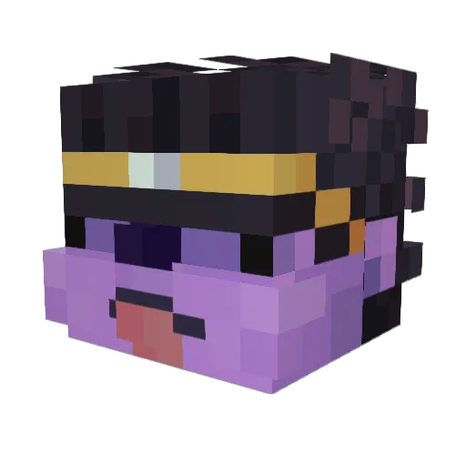 AstralGuardian47 Minecraft avatar head, 3D render