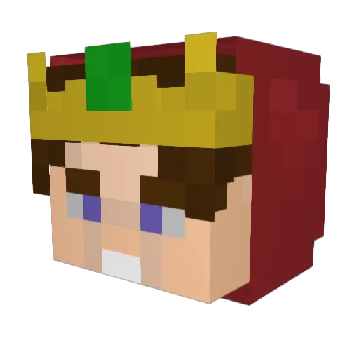 AstralHDK Minecraft avatar head, 3D render