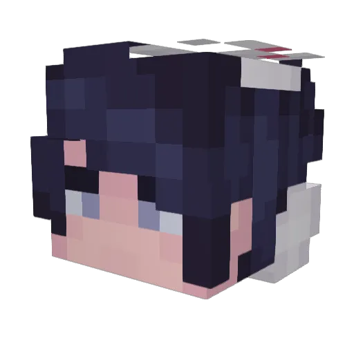 AstralKamen Minecraft avatar head, 3D render