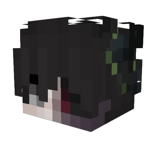 AstralSleeps Minecraft avatar head, 3D render