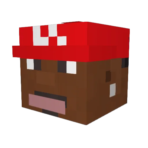 AstralTheCreator Minecraft avatar head, 3D render