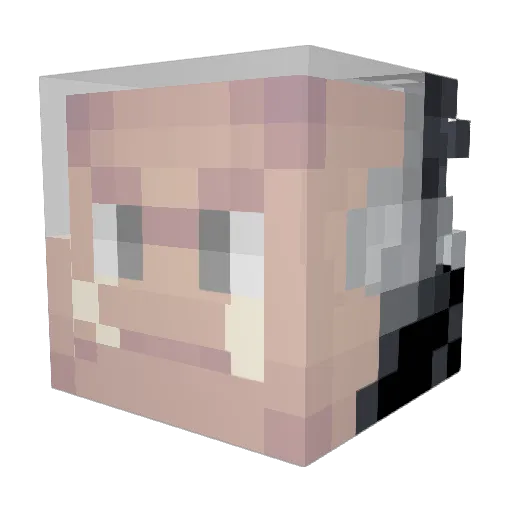 AstralTheRascal Minecraft avatar head, 3D render