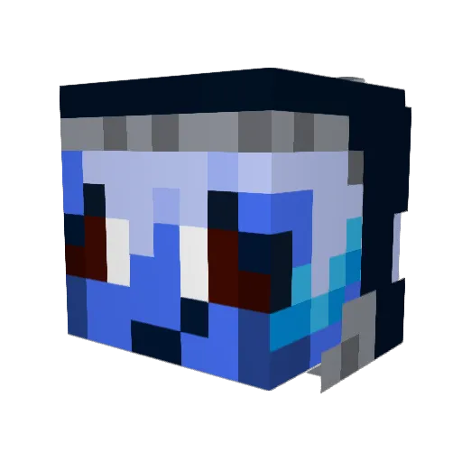AstralTints Minecraft avatar head, 3D render