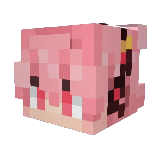 Astral_Arlo Minecraft avatar head, 3D render