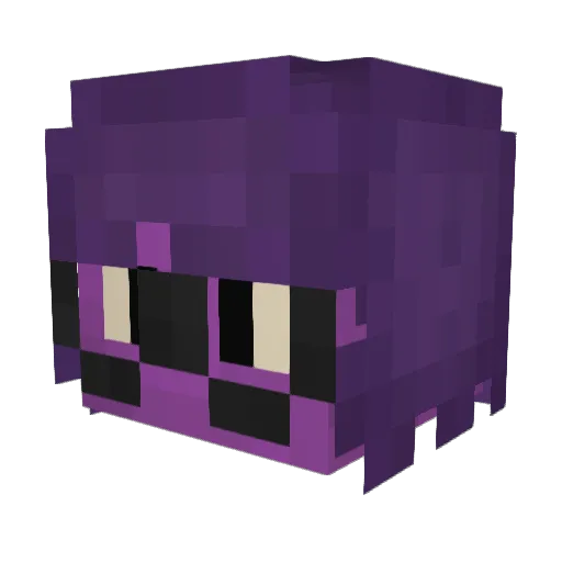 Astral_Haze Minecraft avatar head, 3D render
