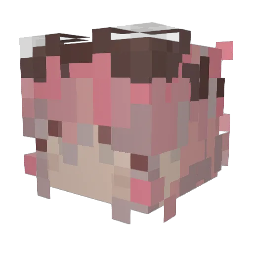 Astral_Sena Minecraft avatar head, 3D render
