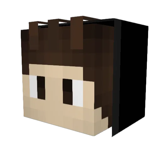 Astral_Wolf Minecraft avatar head, 3D render