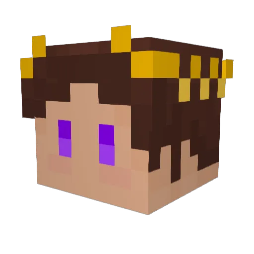 Astralis0 Minecraft avatar head, 3D render